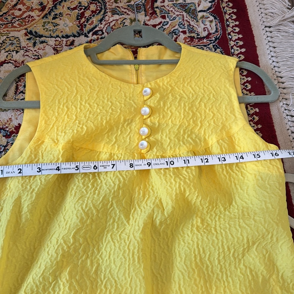 Cute vintage yellow dress - Picture 5 of 6
